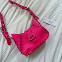 Urban Outfitters hot pink studded shoulder bag. Photo 1