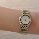 Vintage Twotone Quartz Link Watch Photo 7