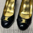 Ralph Lauren  Shelby Black Patent Pumps heels sz 8 Photo 4