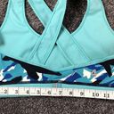 infinity FOURLAPS  SPORTS BRA Multi Blue Premium Athletic Sports Bra SMALL $68 Photo 7