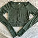 Old Navy Active Cropped Long Sleeve Top Photo 1