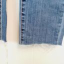 Victoria's Secret  Womens Size 4 Blue High-Rise Cropped Jeans Angel Wings Photo 7