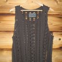 All Saints Brown Open Knit Top Tunic Photo 3