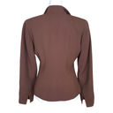 Doncaster  Collection Blazer Womens Size Medium Brown Single Button Closure Lined Photo 1