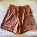 Nike  Sportswear Essential High Rise Fleece Shorts SIZE MEDIUM mineral clay Photo 3