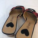 Brighton Vintage Women’s  SZ 7 M Kitten Heels KATE Classic Plaid CROC Leathet Sandals Photo 2