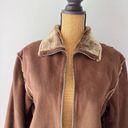 Vintage 90s RP Sport By Regent Park Faux Suede / Furr Zip Photo 10