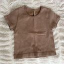 Aura Ribbed Baby Tee Photo 0