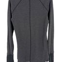 Lululemon  Open Your Heart Reversible Long Sleeve Shirt Size 2 4 Gray Stripe Photo 3