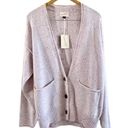 Universal Threads Universal Thread Target Button-Front Oversized Grandpa Cardigan Lilac S NWT Photo 2