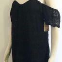 Cotton Candy LA Crochet Lace Black Off Shoulder Dress Photo 1