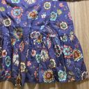 Marine layer  NWT Linen Blend Laney Floral Short Dress Purple Large $128 Photo 7