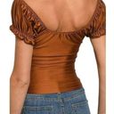 One By One  Twist Front Sweetheart Top Rust Size Small NWT Photo 1