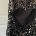 NBD Brianna Dress in Black Sequin Photo 9