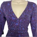 Patagonia  Purple Floral Paisley Margot Faux Wrap Dress Size Small Photo 3