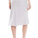 Theory  Silk Georgette Knee Length Slip Skirt in Hydrangea M Photo 4