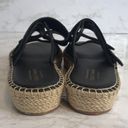 Cole Haan  Womens Black Slip On Cloud Espadrille Strap Slide Sandal Shoes Photo 6