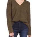 John + Jenn  Revolve Constance Sweater Olive Green Pullover Women’s Size Medium Photo 0