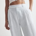 Madewell  The Harlow Wide-Leg Pant in 100% Linen in White NWT Photo 3