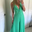 Forever 21 Green Plunge Jumpsuit Photo 2