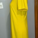 Babaton Aritzia  Patricio A-Line Crepe Mini Dress in Gold/Yellow, Size 4 BIN O Photo 2