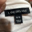 Lane Bryant  striped embroidered sweatshirt Photo 5