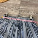 American Eagle  blue striped pull on high rise pants Photo 6