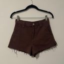 PacSun brown denim cutoff shorts Photo 0