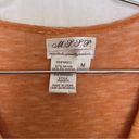 Max Studio 5/$25  Women’s Orange Sleeveless Top Size M V-Neck Rayon Blend Photo 1