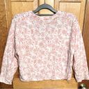 Apt. 9  Pink Paisley Cropped Cardigan XL Photo 2