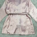 Mulberry THXSILK Women’s 19 Momme Mini Robe 100%  Silk Lotus Pink Size M Photo 8