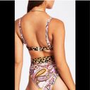 River Island  Paisley Animal Print Bikini Set 12 Photo 1