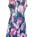 Gabby Skye  SLEEVELESS BLUE PINK FLORAL SHEATH FIT FLARE DRESS WOMEN SIZE 12 Photo 0