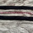 Michael Kors Navy Blue Canvas Fabric Belt with Silver Buckle, size 64” Photo 2