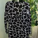 Lands'End  Deep V Neck Long Sleeve Giraffe Animal Print Bathing Suit Cover up XL Photo 0