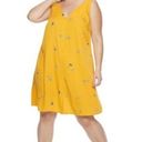 Popsugar  Yellow Floral‎ Button Front Dress Size Medium Photo 2