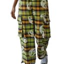 BDG Urban Outfitters  Darren Yin Yang Plaid Cargo Flannel Pants Photo 1