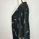 Krass&co COC Clothing Obsessed  Kimono Cardigan Sweater One Size Black Tan Navajo Photo 7