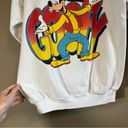 American Vintage Vintage Tultex White Disney Goofy Florida Crewneck Sweatshirt Medium Photo 4