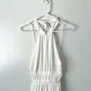 Cami NYC 🆕  Raeann Linen Halter Maxi Dress in White Sz S Photo 4