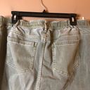 J.Jill  Denim Straight Leg Boyfriend Jeans Olive Military Green Size 16 Photo 2