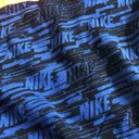 Nike  Graphic Lettering Logo Pullover Cotton Fleece Sweatshirt in Blue Size Small Photo 10