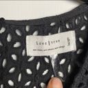 Love Tree - Black Eyelet Dress - Sz. L Photo 3