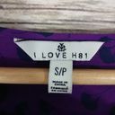 I Love H81  Dress Purple and Navy Short Sleeve‎ Photo 3