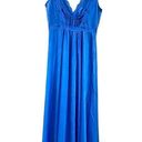 Vintage Blue OLGA  Maxi Nightgown Sleepwear Size Small Photo 1