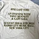 None Tony Bennett Lady Gaga One Last Time NYC Radio City Concert T-Shirt Medium NWOT Photo 3