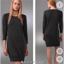 James Perse Standard  gray long sleeve tunic dress with pockets size 1 or small Photo 1