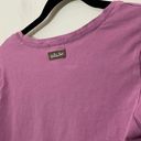 Matilda Jane  Pink Mauve Long Sleeve Crop Top Ruched Cotton Spandex~ Size XS Photo 6