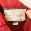 Alexis  One Shoulder Lace Ilana Dress Burgundy Size Medium Photo 4