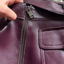 Genuine leather Skirt (purple) Purple Size 4 Photo 3